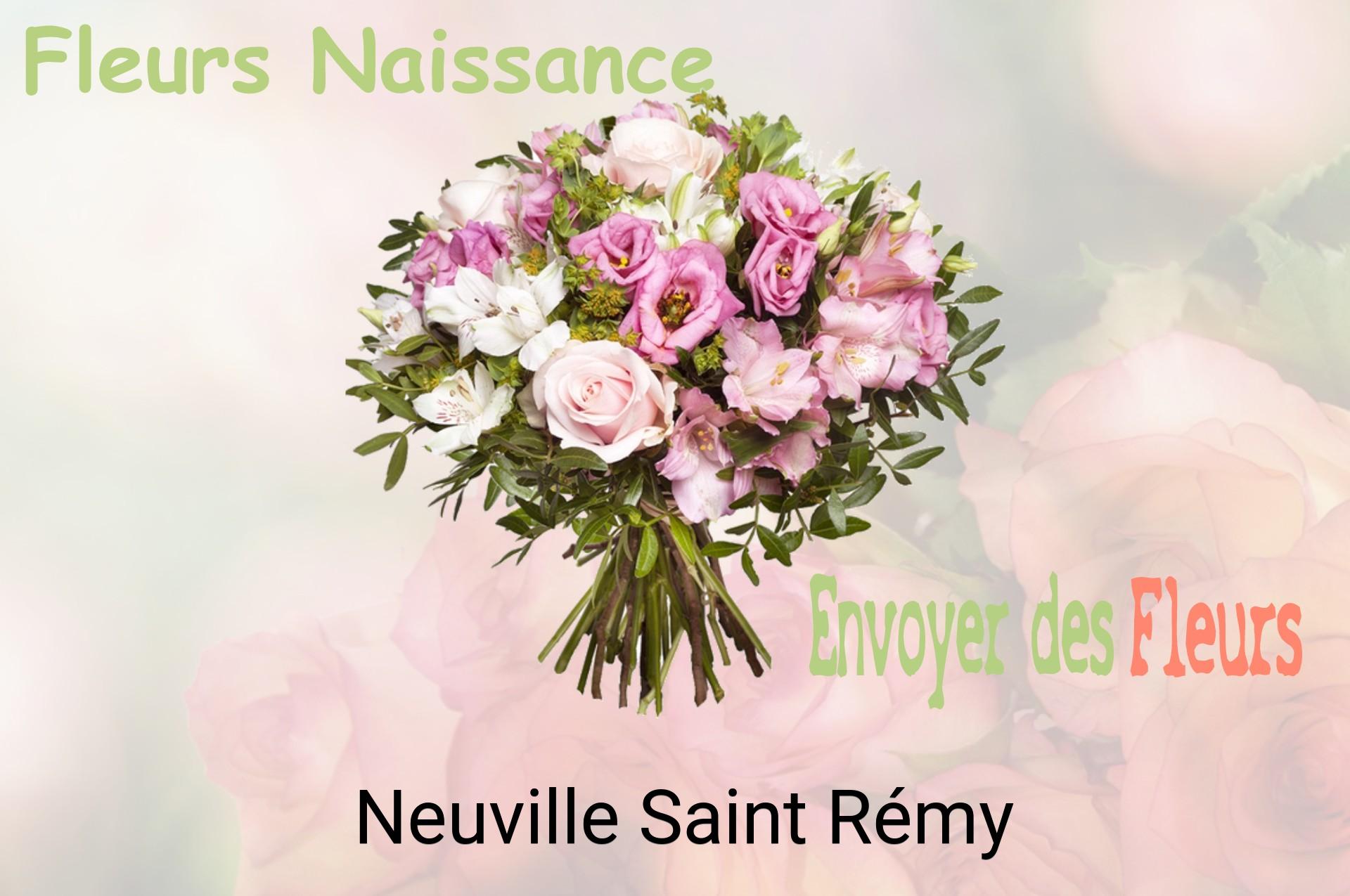 Bouquet de fleurs de naissance livré à Neuville-Saint-Rémy